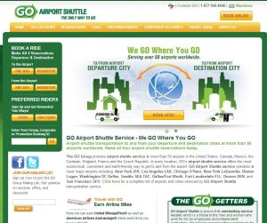 Go Airport Shuttle, TravelBloggers.ca