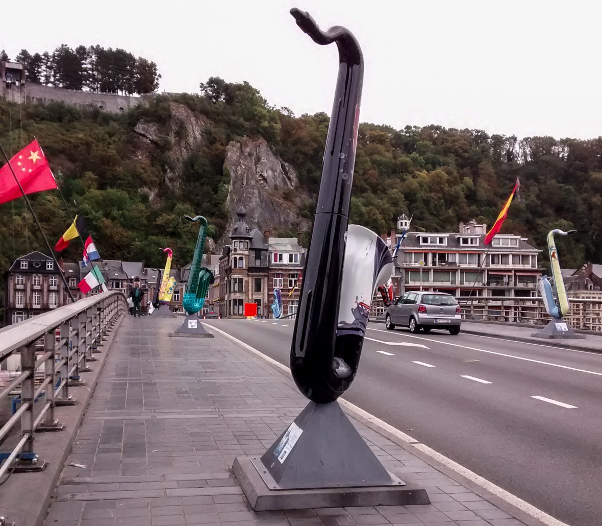 Charles DeGaulle Bridge - Dinant, TravelBloggers.ca