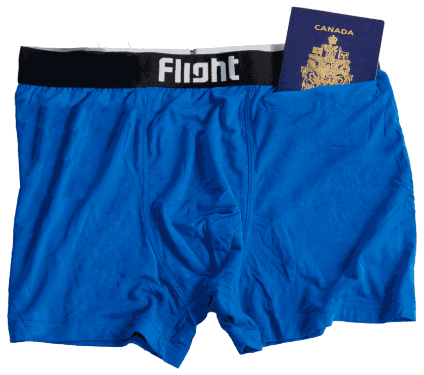 Flight Underwear, TravelBloggers.ca
