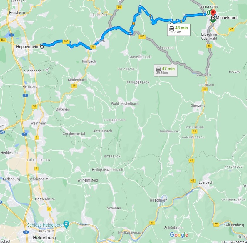 Heppenheimer & Michelstadt Germany, TravelBloggers.ca, Iain Shankland, Gail Shankland