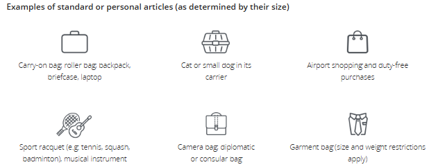 Air Canada - Carry-On Personal Items, TravelBloggers.ca, Iain Shankland, Gail Shankland