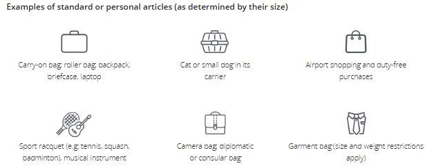 Air Canada - Carry-On Personal Items, TravelBloggers.ca, Iain Shankland, Gail Shankland