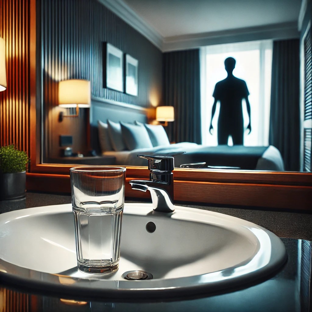 hotel-drinking-glass-hygiene,Travelbloggers.ca, Iain Shankland, Gail Shankland