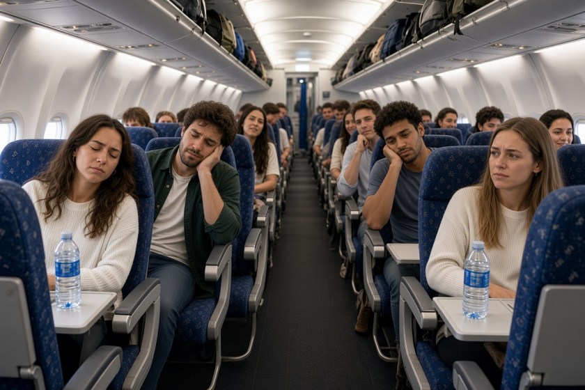 A Long Flight In Economy. TravelBloggers.ca. Iain Shankland